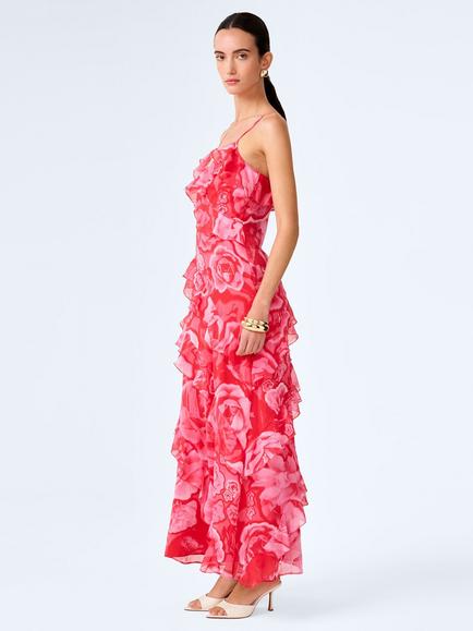 OMNES Missy Dress, Red/Pink - view 2, Red/Pink