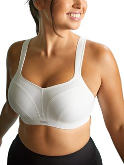 Panache Sport Power Wired Sports Bra, White, White
