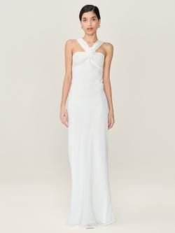 OMNES Amelie Chiffon Wedding Dress, Ivory, Ivory