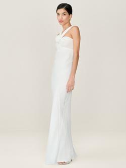 OMNES Amelie Chiffon Wedding Dress, Ivory - view 2, Ivory