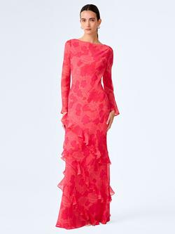 OMNES Bridie Dress, Pink Sunset, Pink Sunset