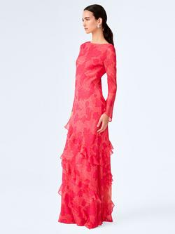 OMNES Bridie Dress, Pink Sunset - view 2, Pink Sunset