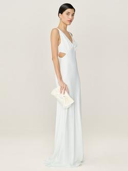 OMNES Celeste Chiffon Wedding Dress, Ivory - view 2, Ivory