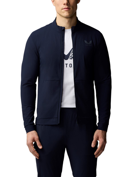 Castore Flex Tech Training Jacket, Navy/Pewter, Navy/Pewter