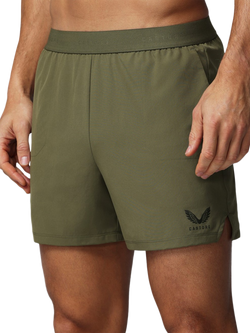 Castore Adapt 5" Water Repellent Shorts, Ivy Green/Black