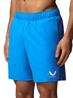 Castore Adapt 6" Swim Shorts, Ibiza Blue /Castore White