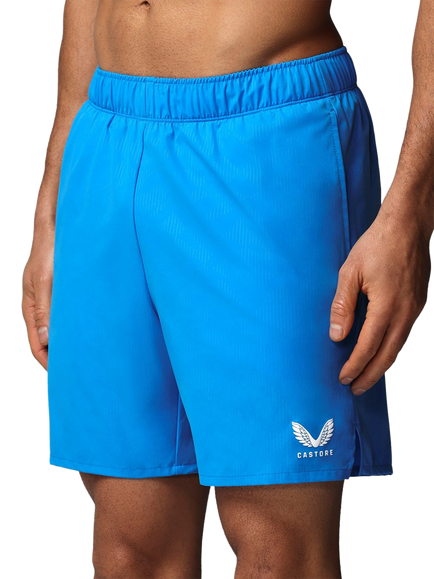 Castore Adapt 6" Swim Shorts, Ibiza Blue /Castore White