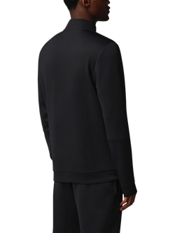 Castore Flex Long Sleeve Quarter Zip Sweatshirt, Gunmetal/Black - view 2, Black/Gunmetal
