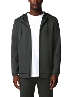Castore Flex Water Resistant Hoodie, Gunmetal/Black