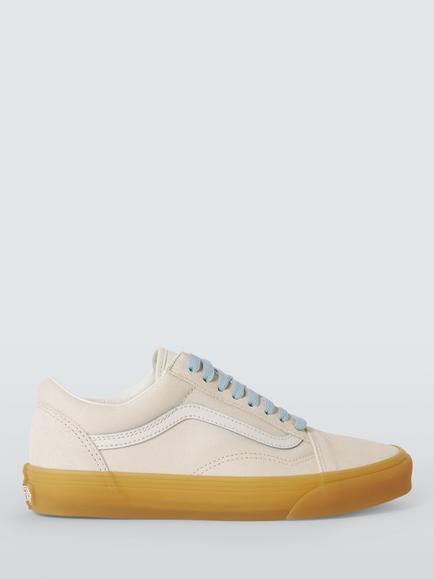Vans Kids' Old Skool Suede Low Lace-Up Trainers, Ic2 Gum, Ic2 Gum