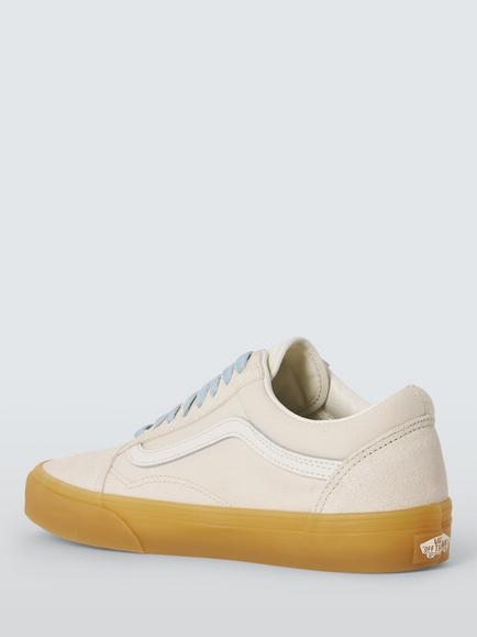 Vans Kids' Old Skool Suede Low Lace-Up Trainers, Ic2 Gum - view 2, Ic2 Gum