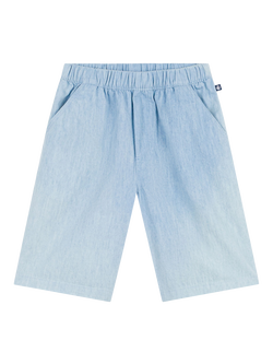 Petit Bateau Kids' Bermuda Shorts, Blue, Blue