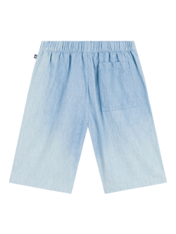 Petit Bateau Kids' Bermuda Shorts, Blue - view 2, Blue