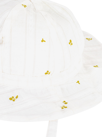 Petit Bateau Kids' Sun Hat, White - view 2, White