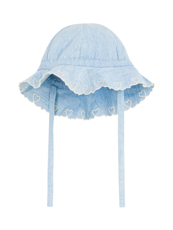 Petit Bateau Kids' Sun Hat, Blue, Blue