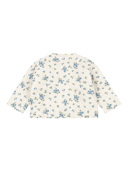 Konges Sløjd Kids' Pacey Quilted Floral Jacket, Cream/Multi - view 2, Cream/Multi