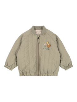 Konges Sløjd Kids' Juno Bomber Jacket, Khaki, Khaki