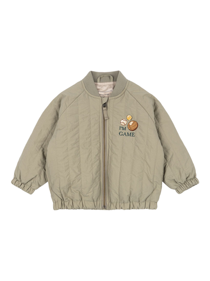 Konges Sløjd Kids' Juno Bomber Jacket, Khaki, Khaki