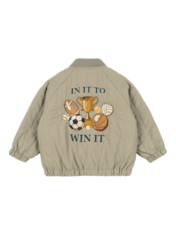 Konges Sløjd Kids' Juno Bomber Jacket, Khaki - view 2, Khaki