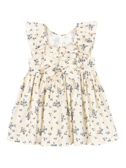 Konges Sløjd Kids' Cianna Floral Dress, Cream/Multi - view 2, Cream/Multi