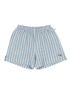 Konges Sløjd Kids' Elliot Striped Shorts, Blue/White, Blue/White