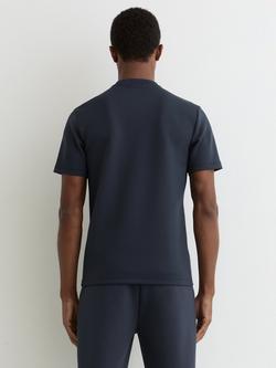 Reiss Bradley Crew Neck T-Shirt, Blue - view 2, Blue