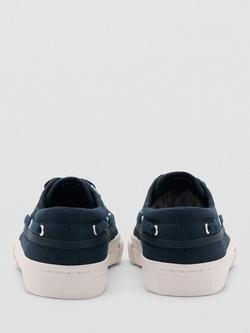 Mango Kids' Lace-Up Shoes, Blue - view 2, Blue