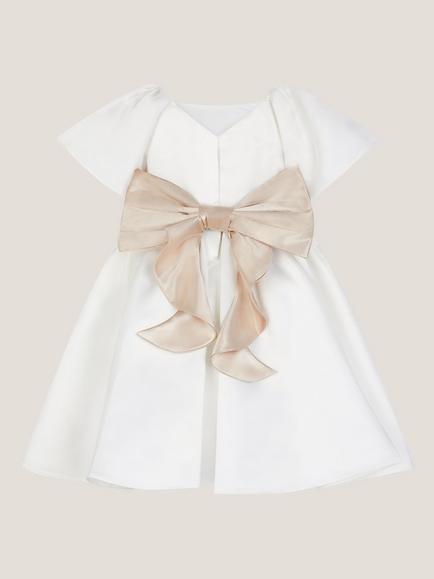 Monsoon Baby Angelica Flutter Sleeve Midi Dress, White - view 2, White