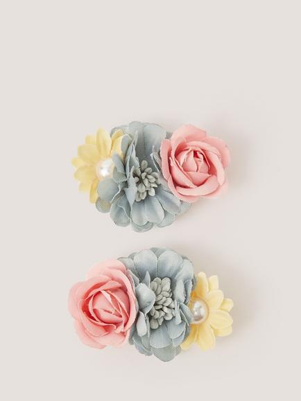 Monsoon Kids' Botanic Hair Clips, Pack of 2, Multi, Multi