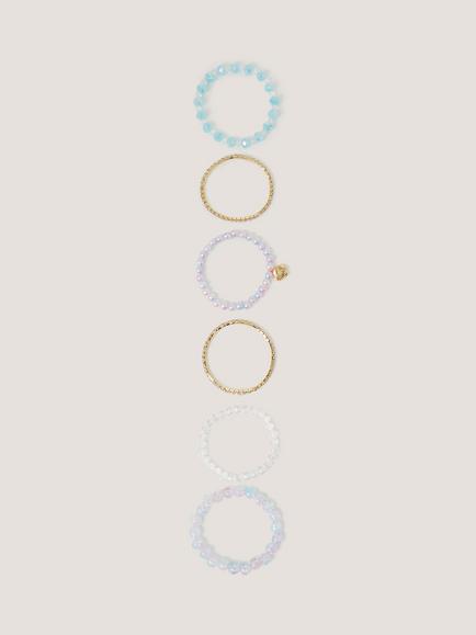 Monsoon Kids' Bracelet Set, Pack of 6, Multi, Multi