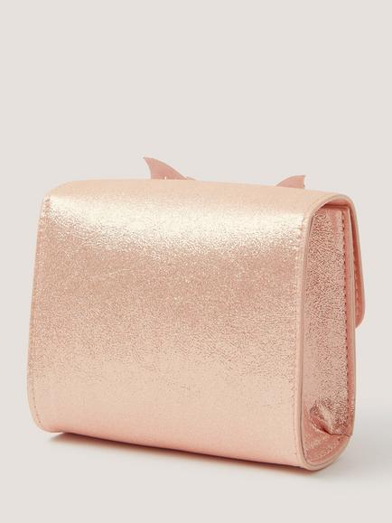 Monsoon Kids' Jewel Shimmer Butterfly Bag, Pink - view 2, Pink