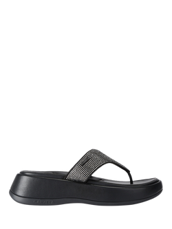 Carvela Dorata Embellished Flip Flops, Black, Black