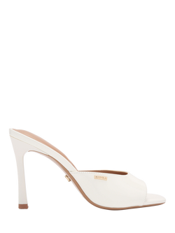 Carvela Isabella Patent Mule Sandals, White, White