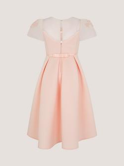 Monsoon Kids' Bouquet Fit & Flare Dress, Pink - view 2, Pink