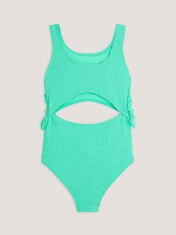 Monsoon Kids' Starfish Swimsuit, Green - view 2, Green