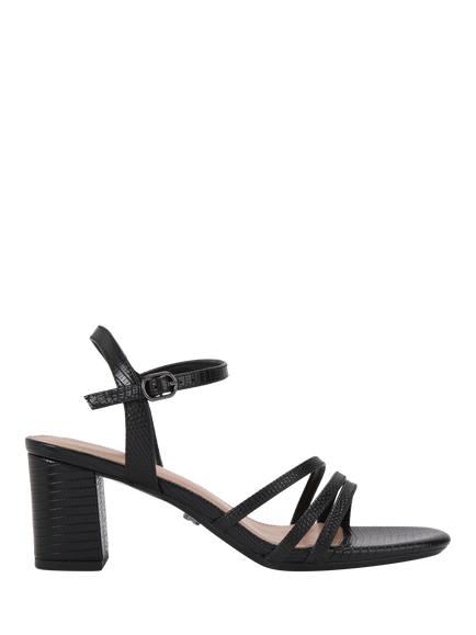 Carvela Motto Block Heel Strapy Sandals, Black