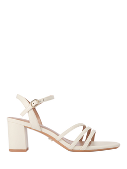 Carvela Motto Block Heel Strapy Sandals, Natural Putty, Natural Putty