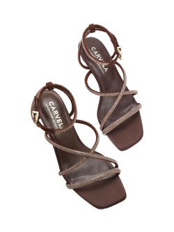 Carvela Ravello Stiletto Sandals, Brown - view 2, Brown