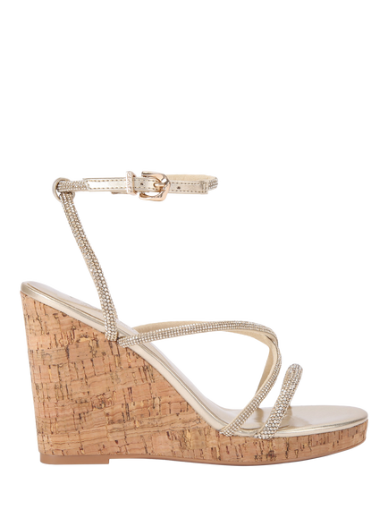 Carvela Ravello Wedge Sandals, Gold, Gold