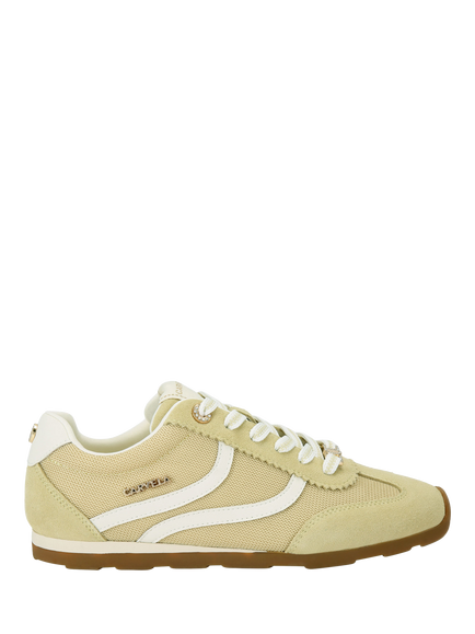 Carvela Florence Suede Lace Up Trainers, Yellow