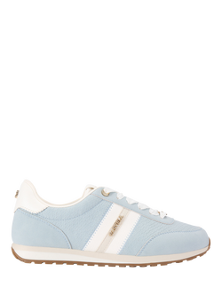 Carvela Mio Lace Up Trainers, Blue Mid, Blue Mid