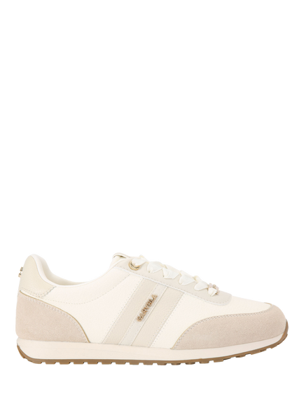 Carvela Mio Lace Up Trainers, White