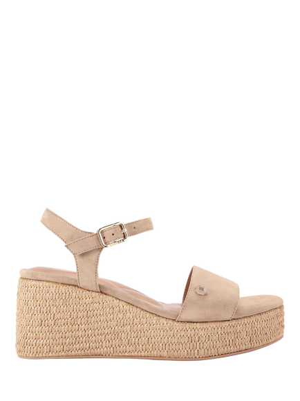 Carvela Portofino Wedge Sandals, Natural Taupe