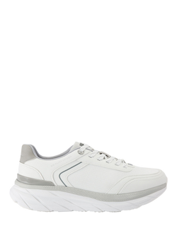 KG Kurt Geiger Albie Lace Up Trainers, White/Multi