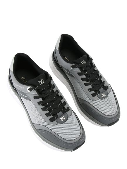 KG Kurt Geiger Albie Lace Up Trainers - view 2, Grey