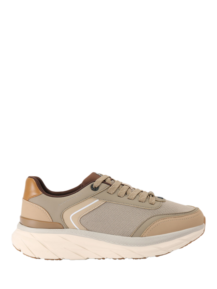 KG Kurt Geiger Albie Lace Up Trainers, Green Khaki