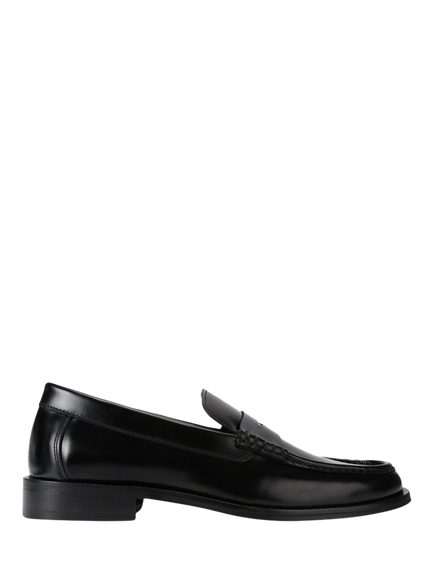 KG Kurt Geiger Gene Leather Loafers, Black