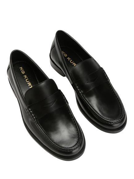 KG Kurt Geiger Gene Leather Loafers - view 2, Black