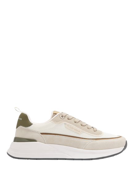 KG Kurt Geiger Jackson Lace Up Trainers, Neutral/Multi, Neutral/Multi
