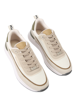 KG Kurt Geiger Jackson Lace Up Trainers, Neutral/Multi - view 2, Neutral/Multi